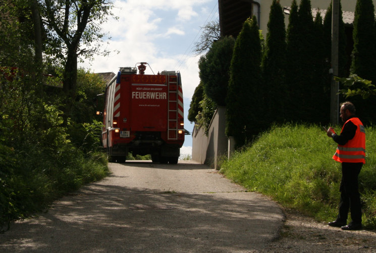Besonders wichtig: Wo bestehen für die Einsatzfahrzeuge Zufahrtsmöglichkeiten?